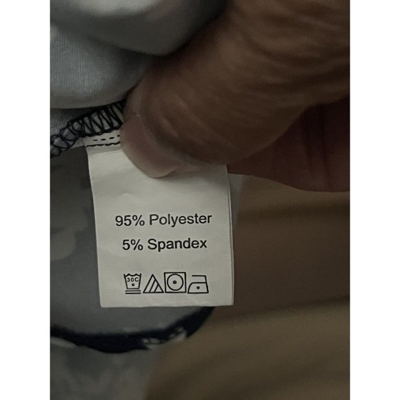 Shein Curve Blue With White Floral Print, V Neck Elastic Waist dress size 3XL - Picture 11 of 12